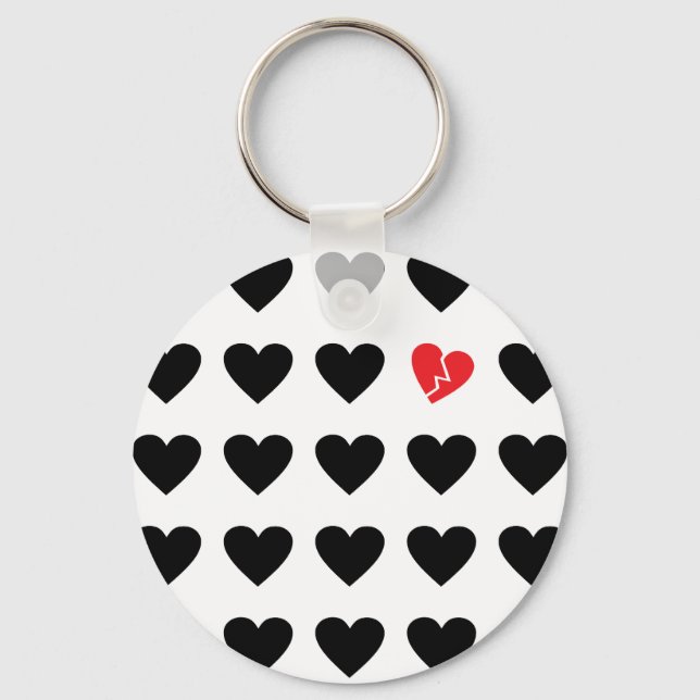 love outcast key ring (Front)