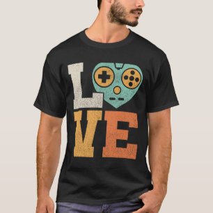 Love Outfit Vintage Video Game Costume Retro Gamin T-Shirt