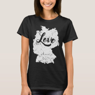 Love Outline of Germany T-Shirt