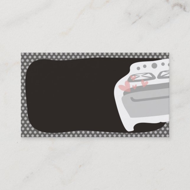 love oven stove cooking baking business card b (Front)