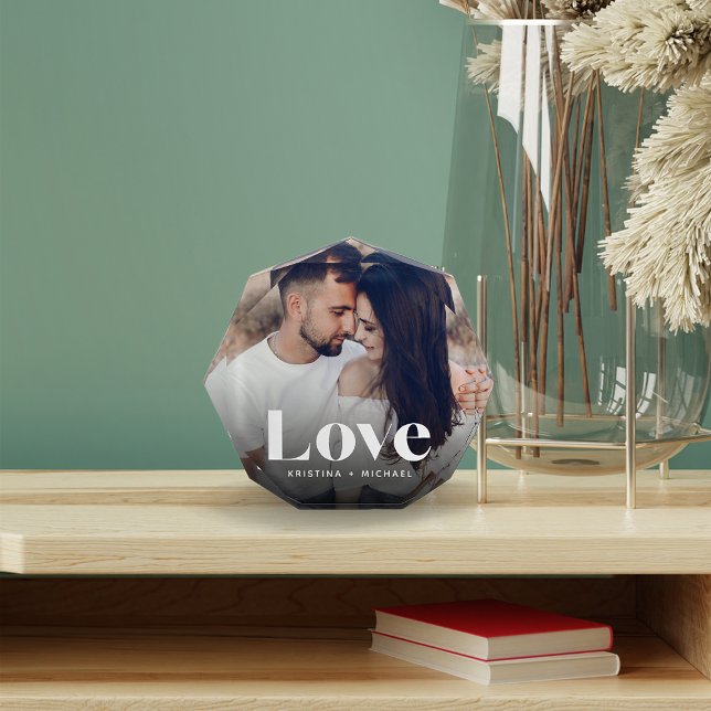 Love Overlay Personalised Photo Block (Creator Uploaded)