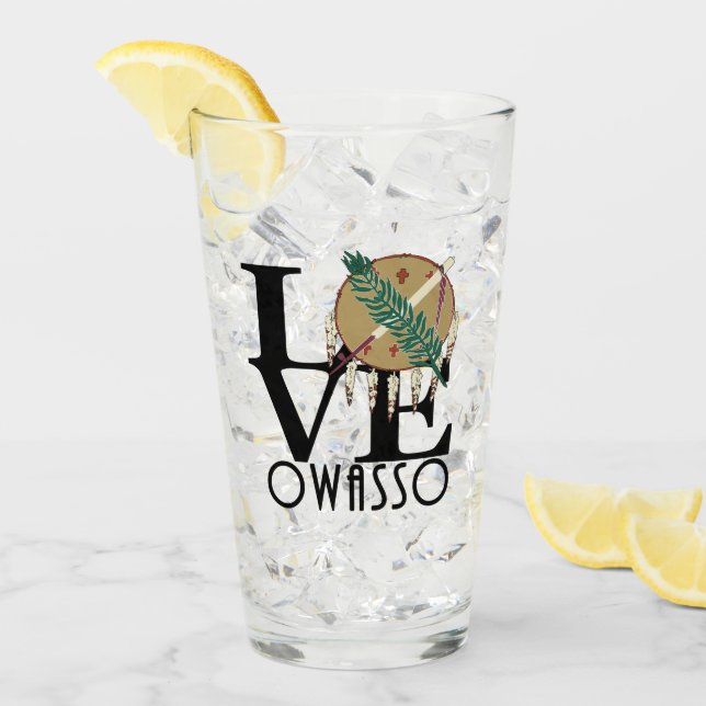 LOVE Owasso Oklahoma Glass (Front Ice)