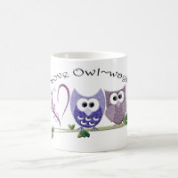 Love Owl~ways, cute Owls art gifts