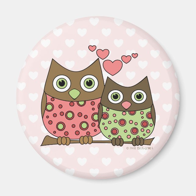 Love Owls Magnet (Front)