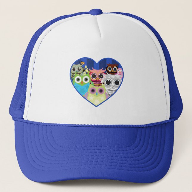 Love Owls Trucker Hat (Front)