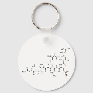 love oxytocin chemical formula chemistry element s key ring