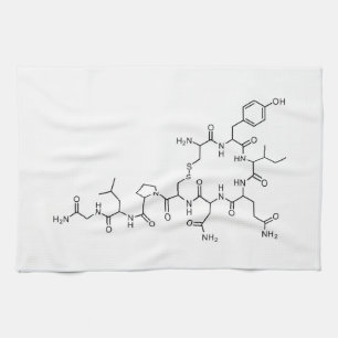 love oxytocin chemical formula chemistry element s tea towel