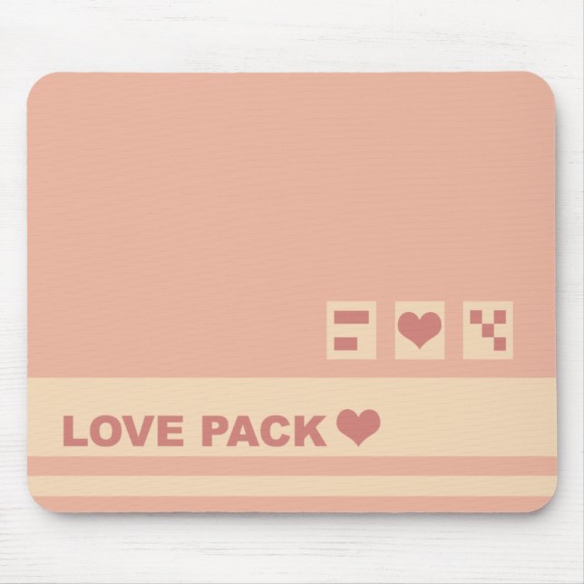 Love Pack Box Mouse Pad (Front)