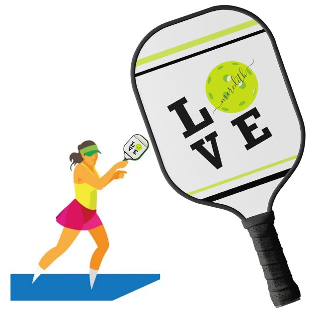 Love Paddleball Script First Name    Pickleball Paddle (Creator Uploaded)