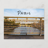 Love padlocks on a bridge in Paris
