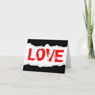 LOVE (page rip) Holiday Card