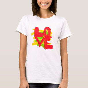 Love Paint Brushes Colourful Long Sleeve T-Shirt