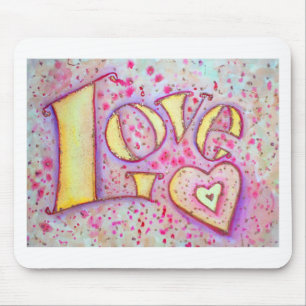 Love Painting Mouse Pad