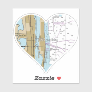 Love Palm Beach Florida Nautical Chart