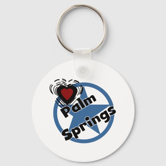 Love Palm Springs Key Ring (Front)