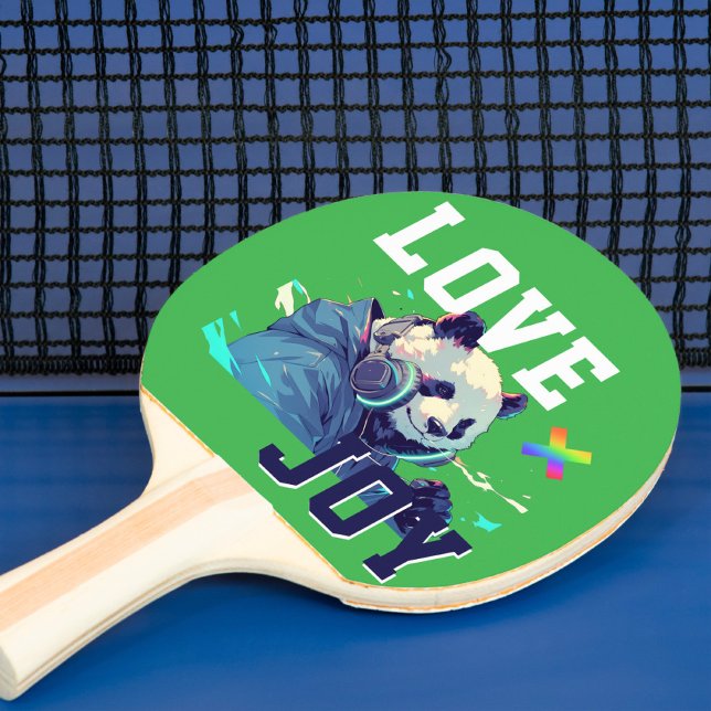 LOVE × PANDA - Custom Ping Pong Paddle (Creator Uploaded)