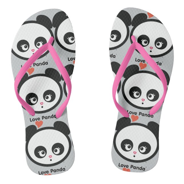Love Panda® Flips flops Thongs (Footbed)