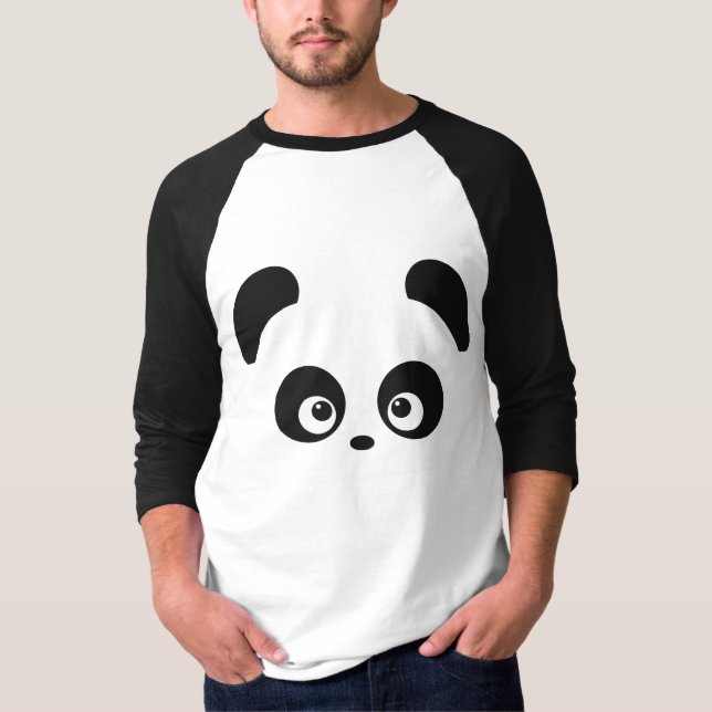 Love Panda® Men's Raglan Apparel T-Shirt (Front)