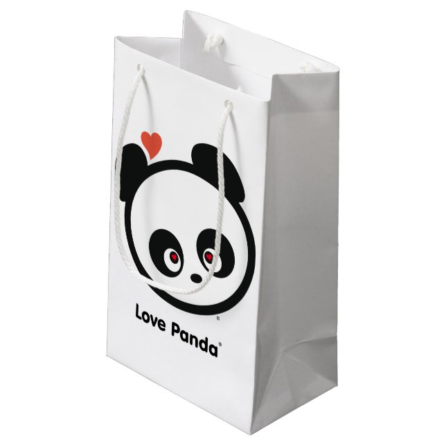 Love Panda® Small Gift Bag (Back Angled)