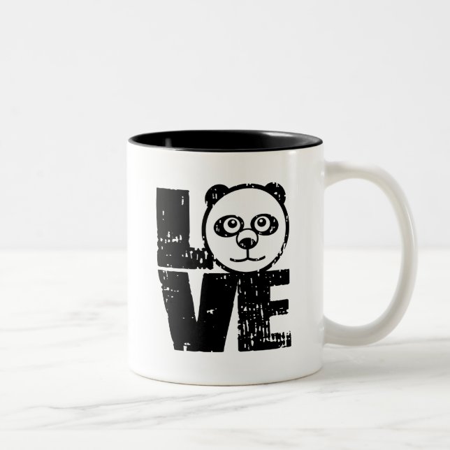 Love Panda Two-Tone Coffee Mug (Right)