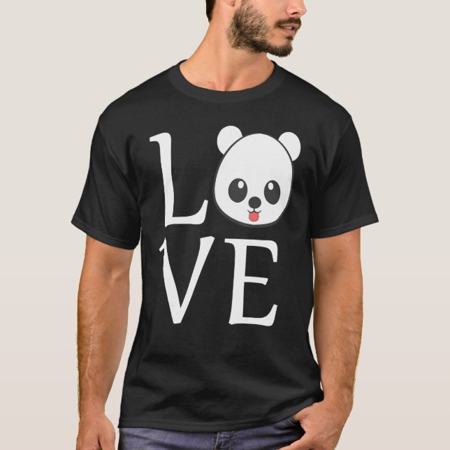 Love Pandas T-Shirt (Front)
