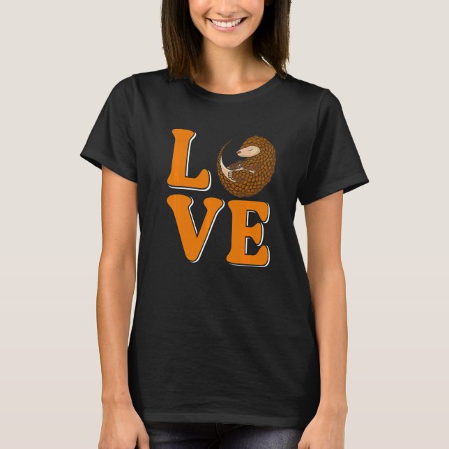 Love Pangolin T-Shirt (Front)