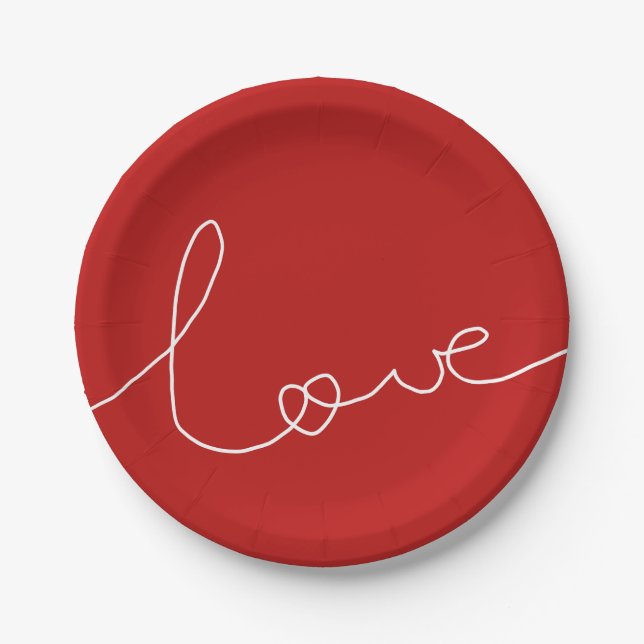 LOVE PAPER PLATE (Front)