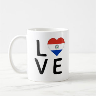Love - Paraguay Flag Coffee Mug