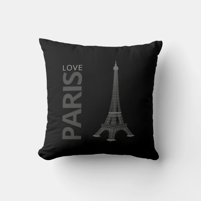 Love Paris | Adorable Eiffel Tower Cushion (Front)