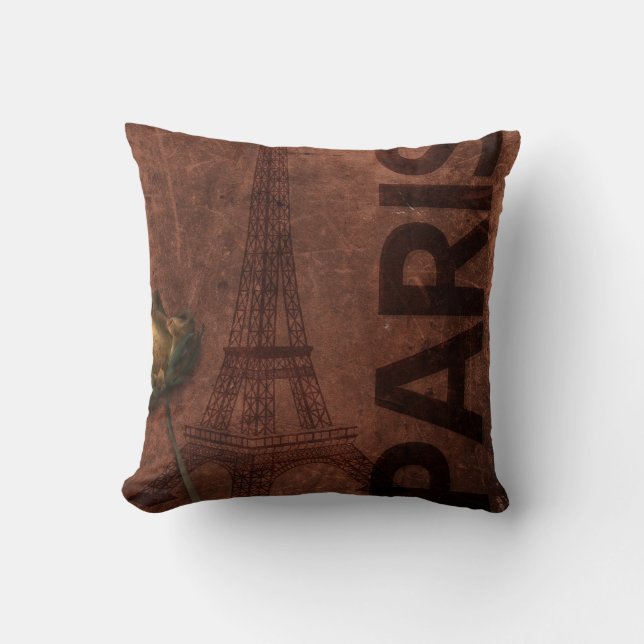 Love Paris | Adorable Eiffel Tower Cushion (Front)