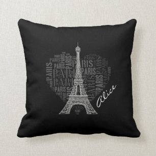 Love Paris   Adorable Eiffel Tower Cushion