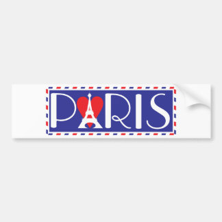 Love Paris Bumper Sticker