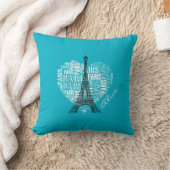 Love Paris | Eiffel Tower Cushion (Blanket)