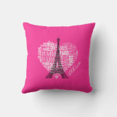 Love Paris | Eiffel Tower Cushion (Back)