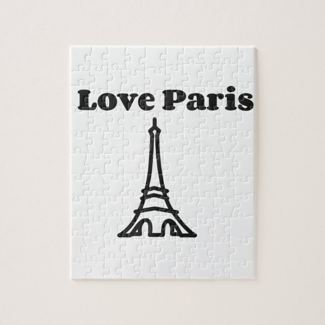 Love Paris Jigsaw Puzzle (Vertical)