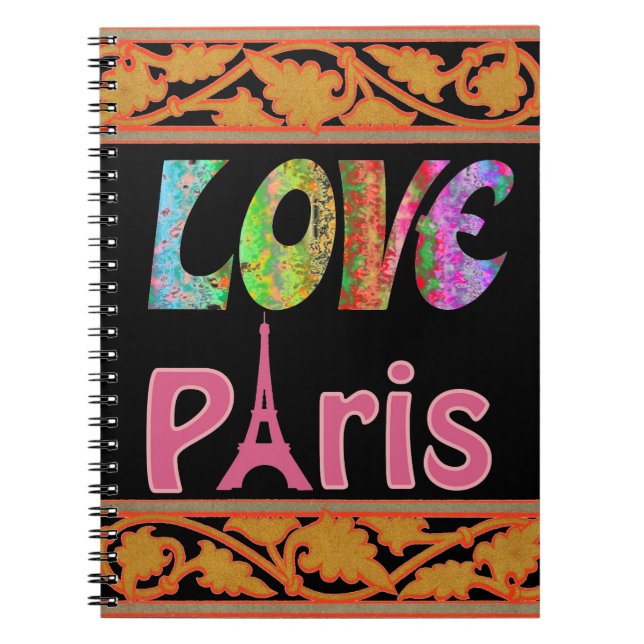 Love Paris Notebook (Front)