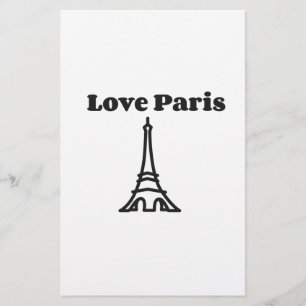 Love Paris Stationery