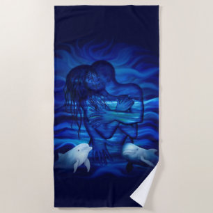 Love, Passion act - pair with Dolphin pair Beach Towel