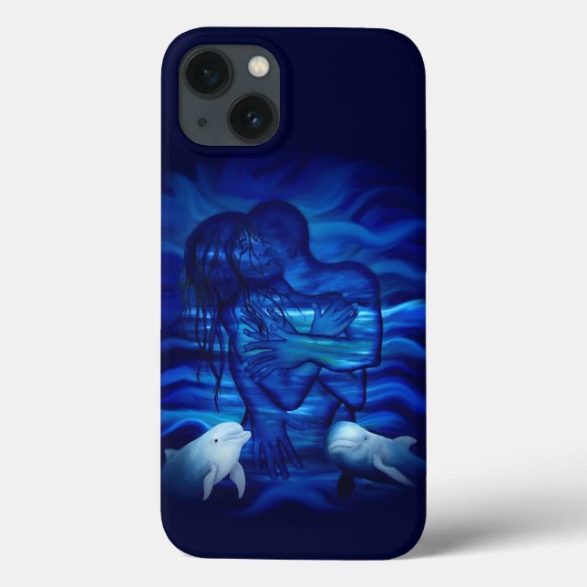 Love, Passion act - pair with Dolphin pair Case-Mate iPhone Case (Back)