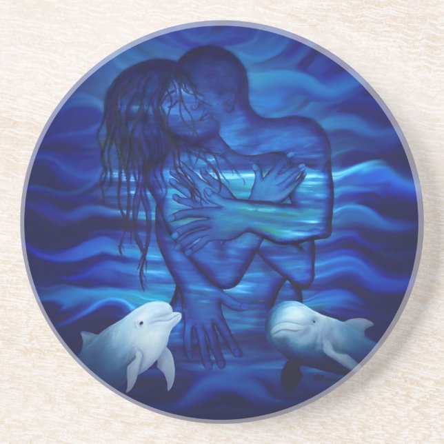 Love, Passion act - pair with Dolphin pair Coaster (Front)