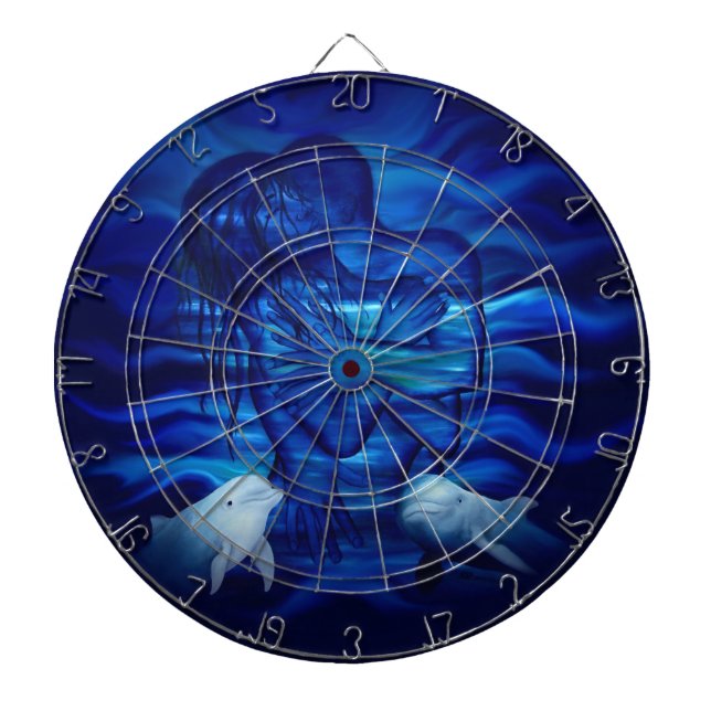 Love, Passion act - pair with Dolphin pair Dartboard (Front)