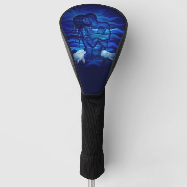 Love, Passion act - pair with Dolphin pair Golf Head Cover (Front)