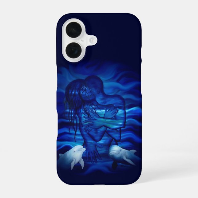 Love, Passion act - pair with Dolphin pair iPhone 16 Case (Back)