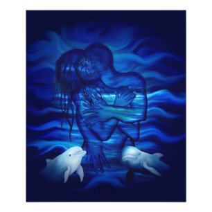 Love, Passion act - pair with Dolphin pair Photo Print