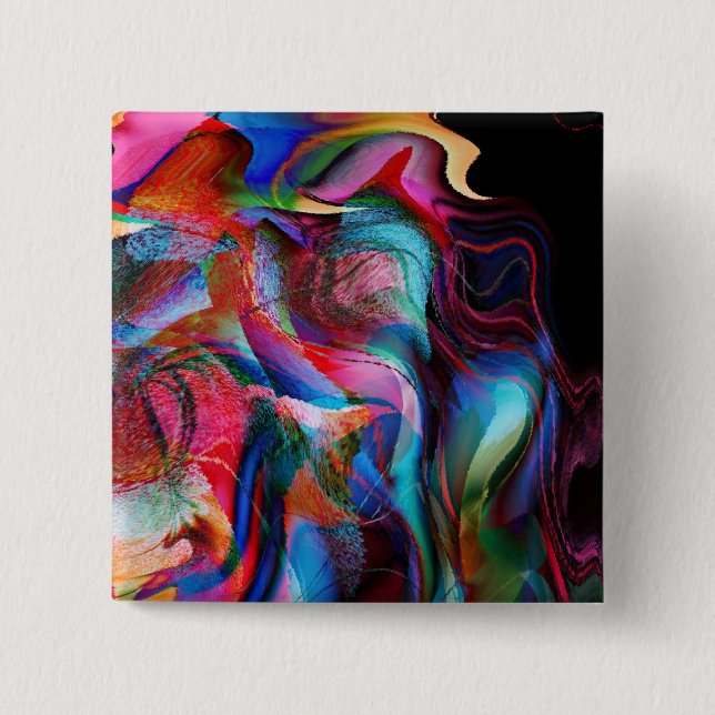 Love Passion Desire 15 Cm Square Badge (Front)