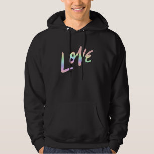 Love Pastel Rainbow Love Cool Hoodie