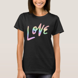 Love Pastel Rainbow Love Cool T-Shirt