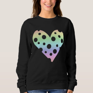 Love Pastel Rainbow Love Heart Sweatshirt