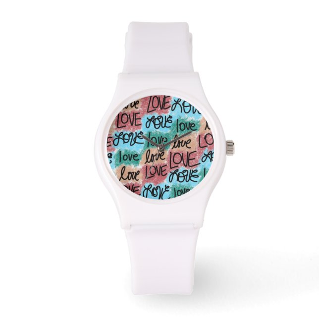 Love Patchwork Watch (Front)