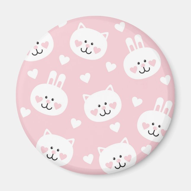 Love Pattern 2 Magnet (Front)